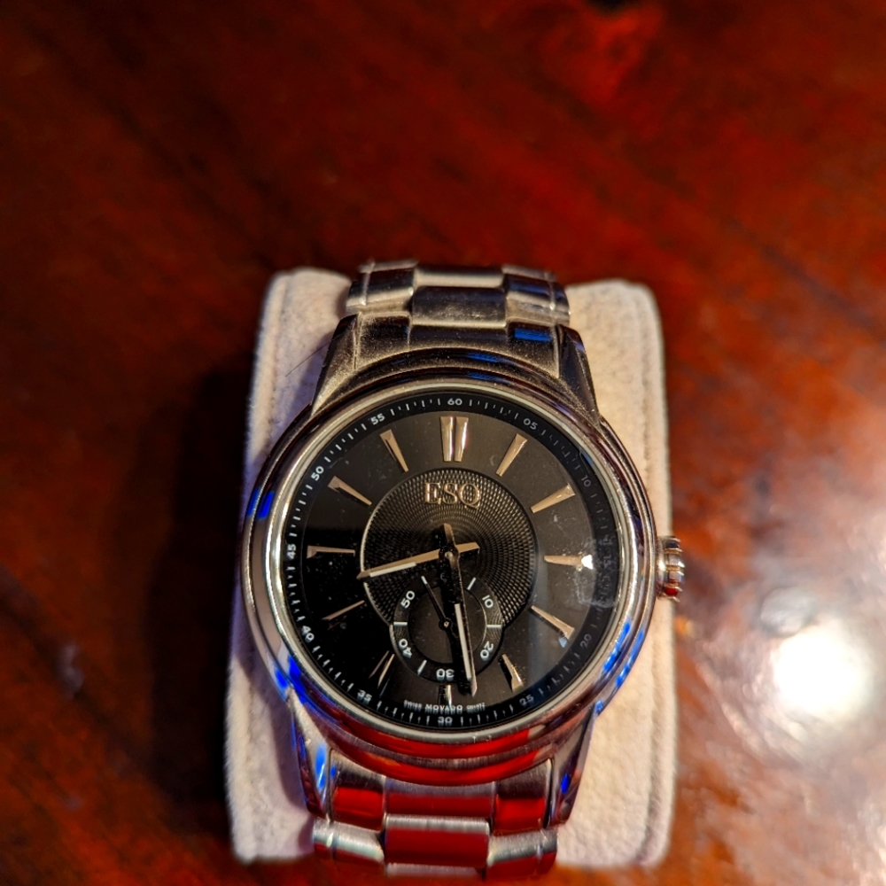 ESQ by Movado Black watch